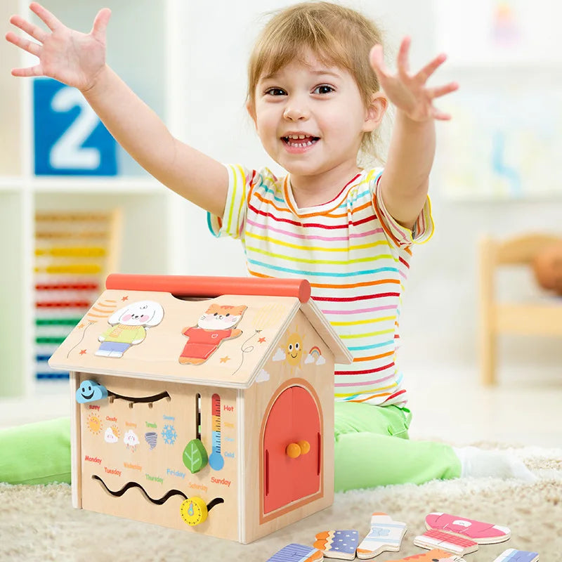 Wooden Montessori Treasure Box - Early Learning Activity Toy