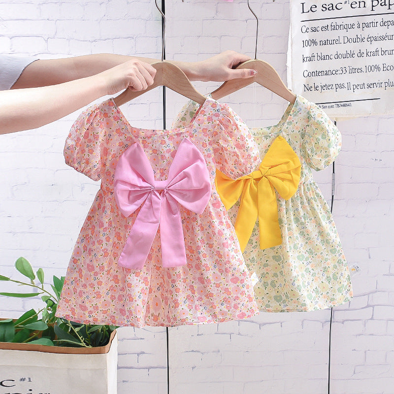 Summer Cotton Princess Dress for Girls (1-3Y)