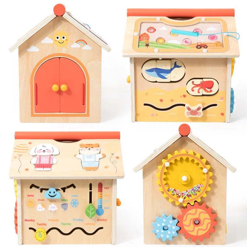 Wooden Montessori Treasure Box - Early Learning Activity Toy