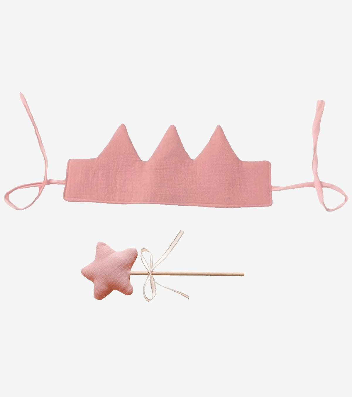 Pink Crown & Magic Wand Costume Set