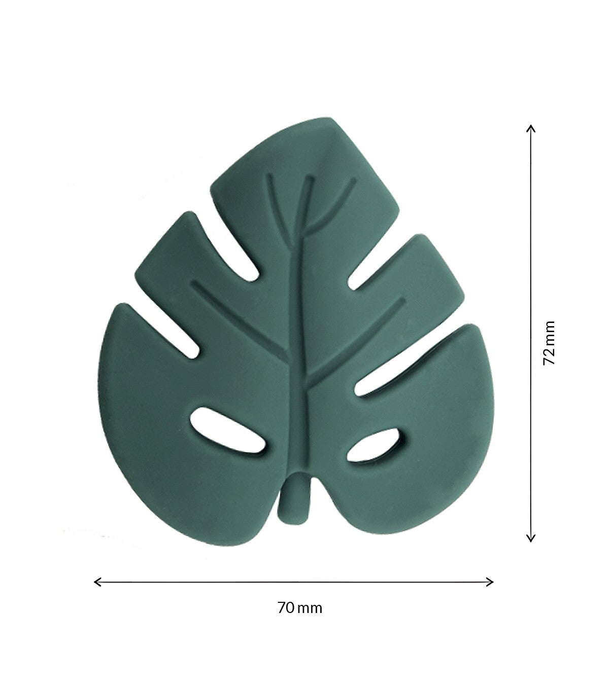 Aqua Leaf Teething Ring with Comfort Cloth