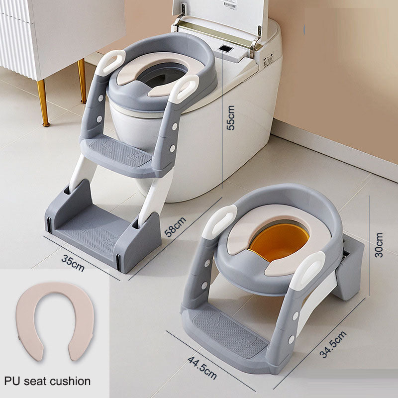 Kids Toilet Training Seat with Ladder | 1–10Y