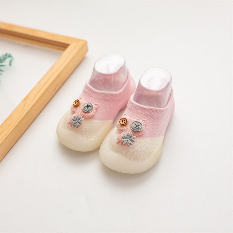 Breathable Non-Slip Baby Floor Shoes – Soft Cotton & Waterproof