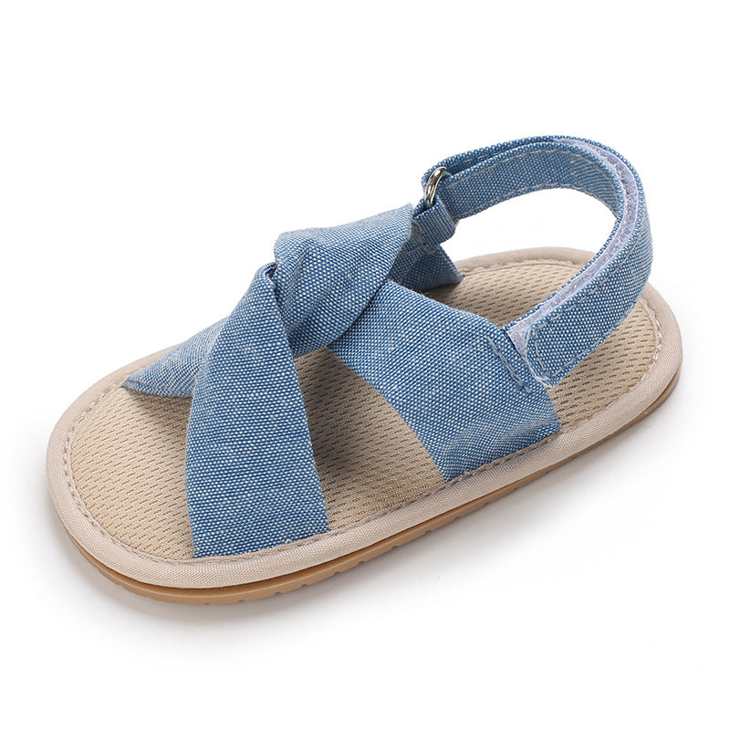 Baby Girl Summer Sandals – Soft Breathable Non-Slip Shoes