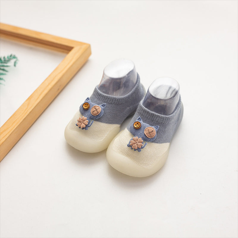 Breathable Non-Slip Baby Floor Shoes – Soft Cotton & Waterproof