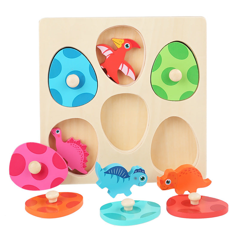 3D Wooden Dinosaur Egg Puzzle