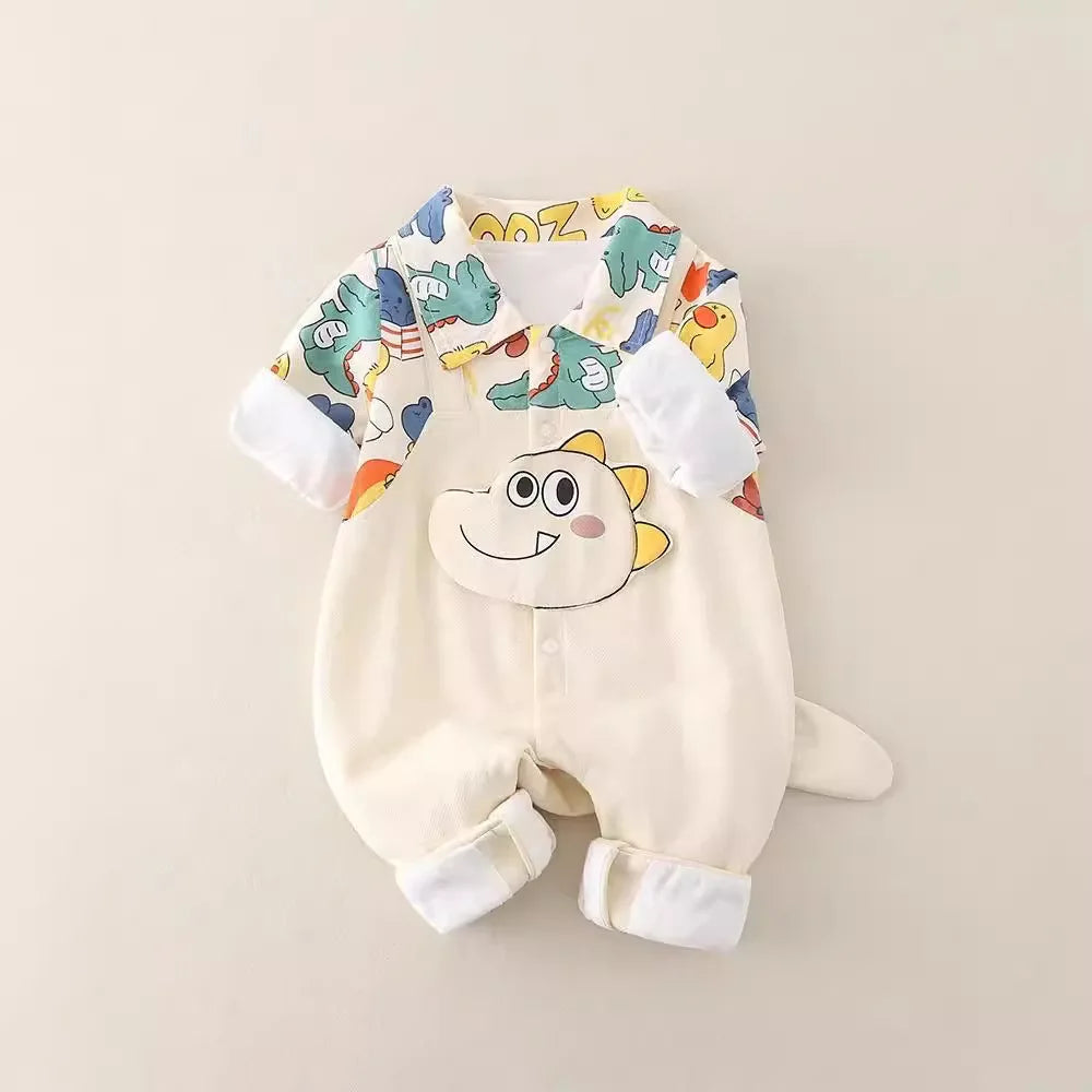 Doodle Cotton Baby Romper (0–18 M)
