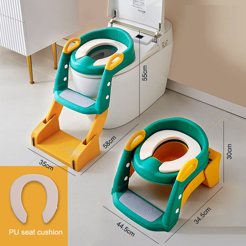 Kids Toilet Training Seat with Ladder | 1–10Y
