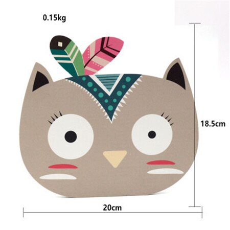 Wooden Animal Wall Decor for Baby Room