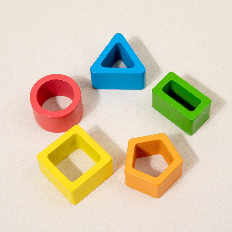 Geometric Shape Stacking Toy