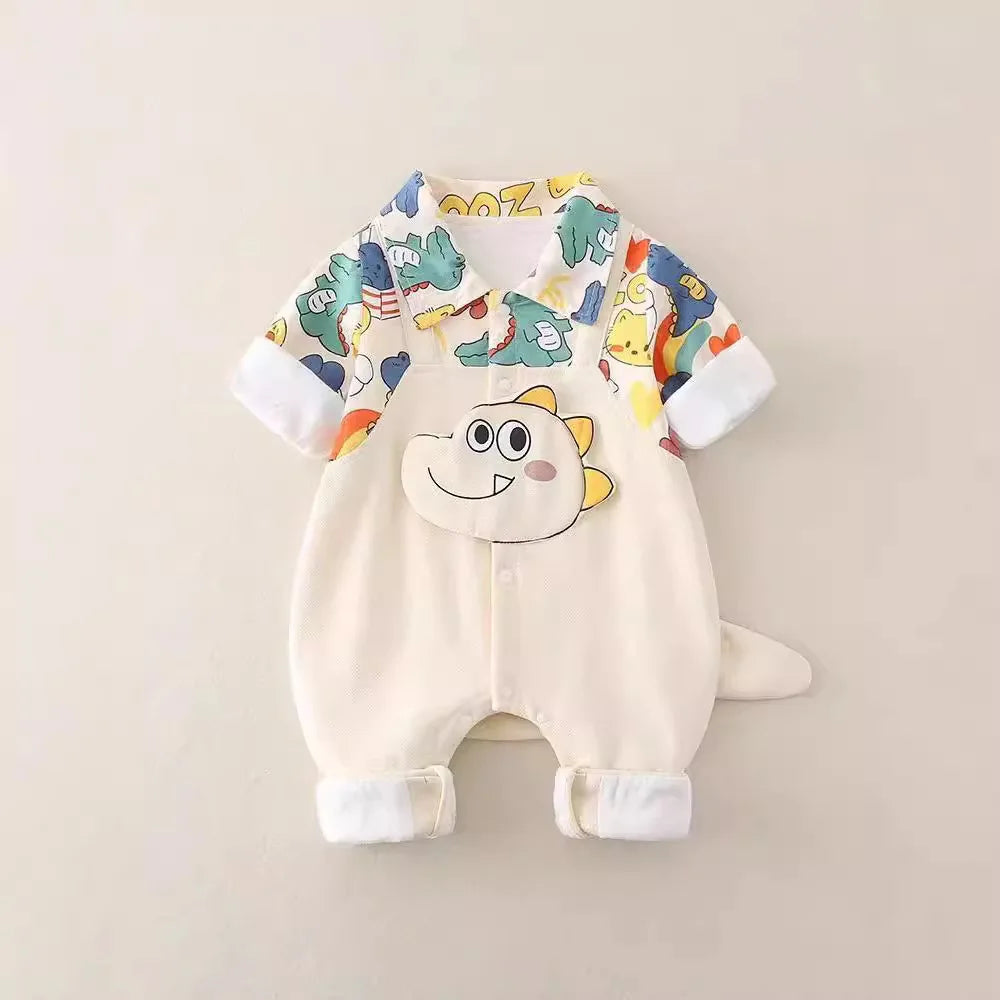 Doodle Cotton Baby Romper (0–18 M)