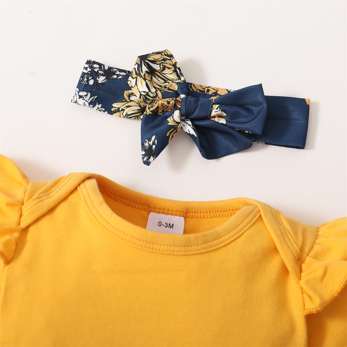 Ruffle Floral 3-Piece Baby Girl Set