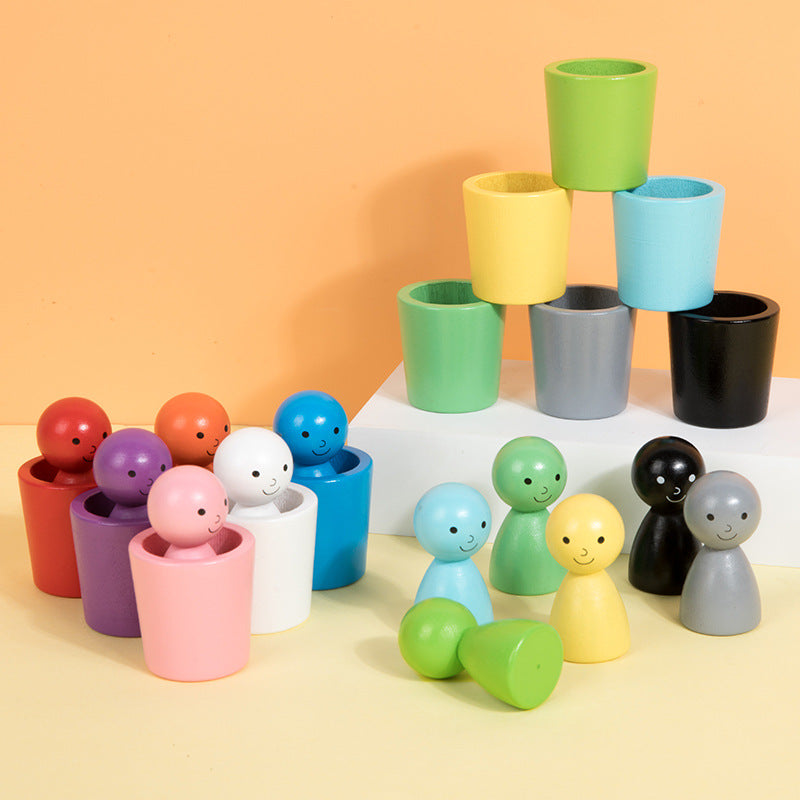 Children's Color Sorting Cup Stacking Puzzle Toy
