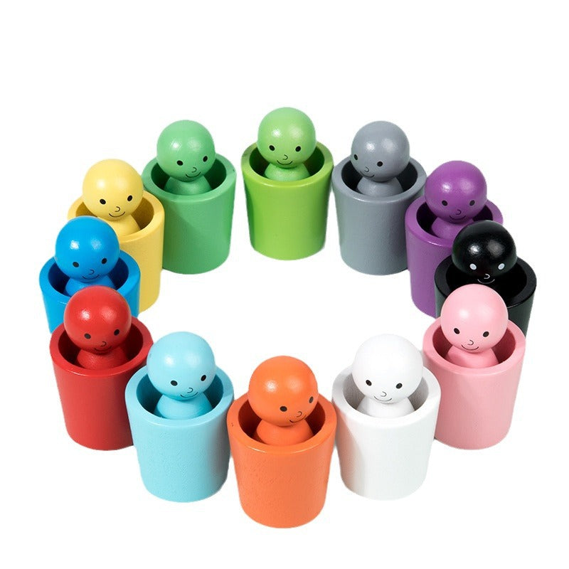 Children's Color Sorting Cup Stacking Puzzle Toy