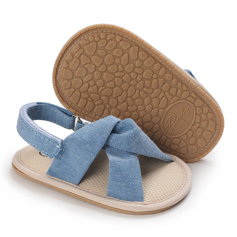Baby Girl Summer Sandals – Soft Breathable Non-Slip Shoes