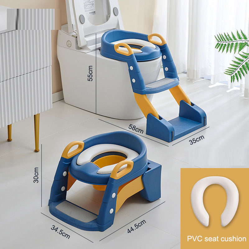 Kids Toilet Training Seat with Ladder | 1–10Y