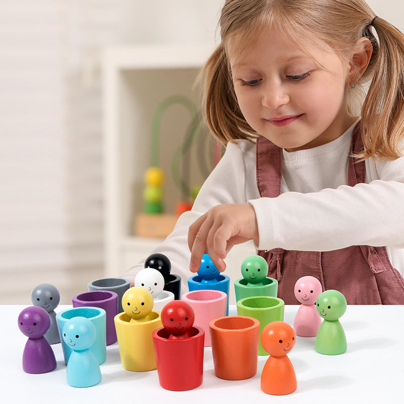 Children's Color Sorting Cup Stacking Puzzle Toy