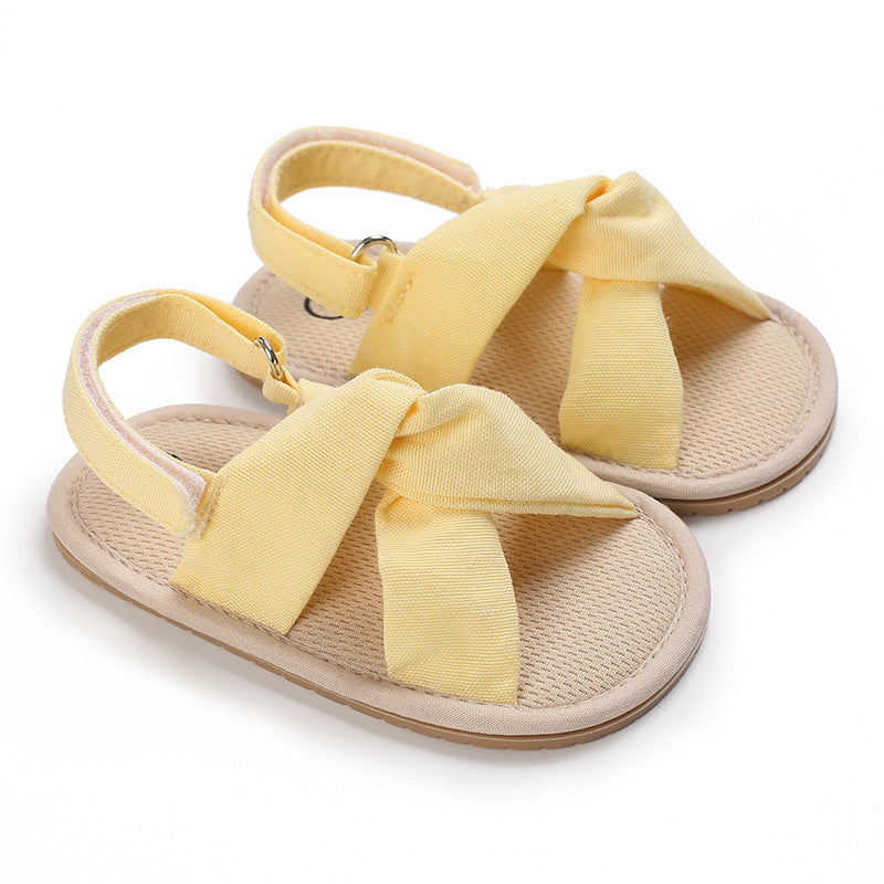Baby Girl Summer Sandals – Soft Breathable Non-Slip Shoes