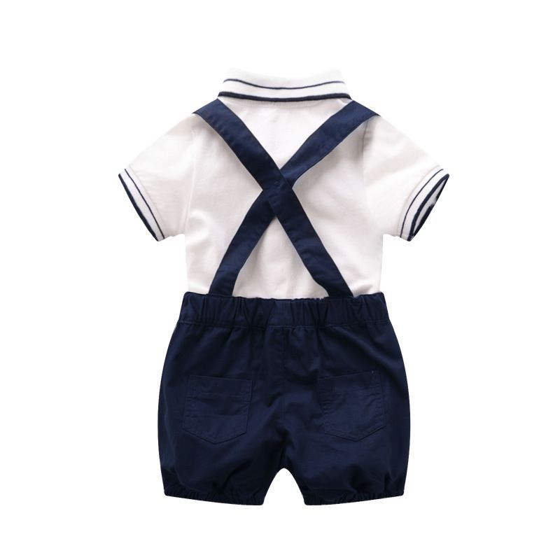 Baby Boy Summer Romper Suit – Gentleman Style