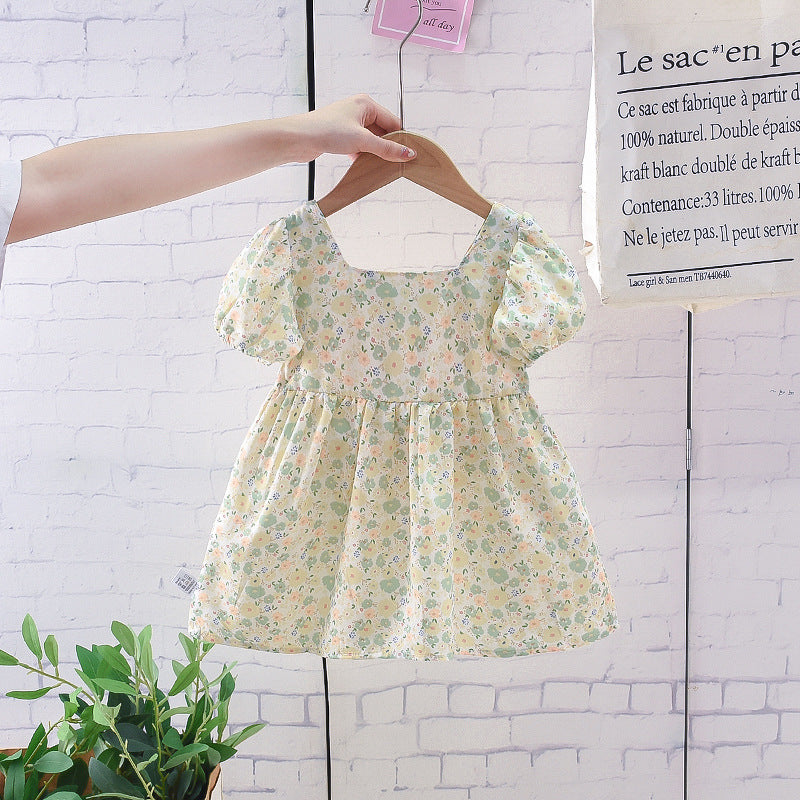 Summer Cotton Princess Dress for Girls (1-3Y)