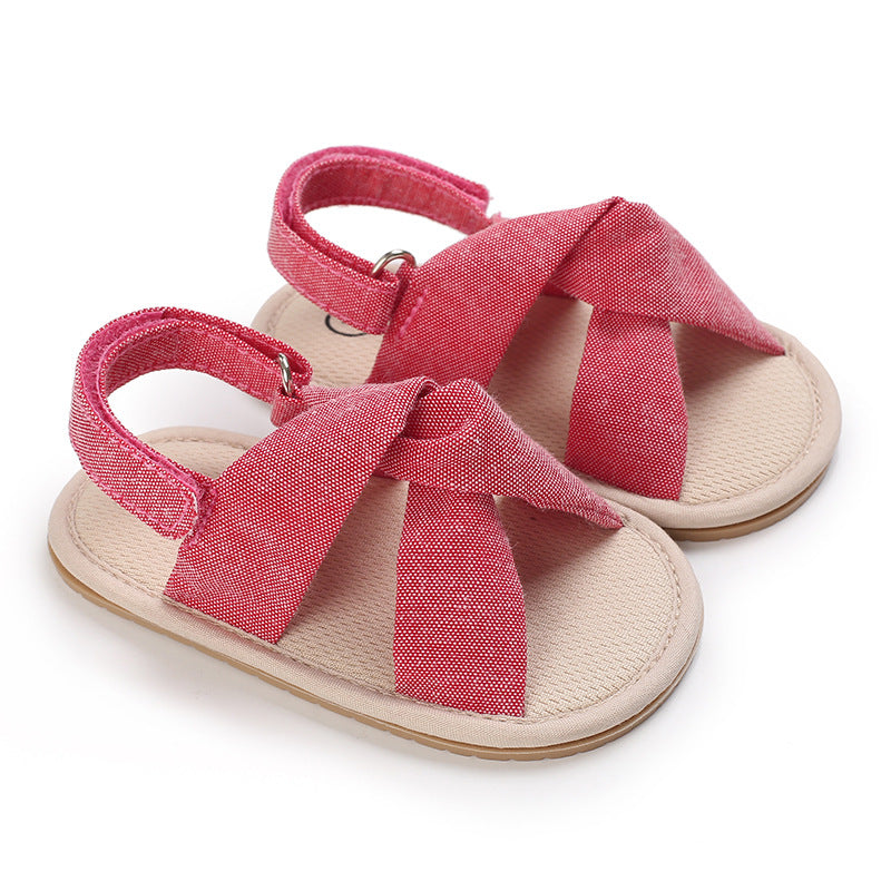 Baby Girl Summer Sandals – Soft Breathable Non-Slip Shoes