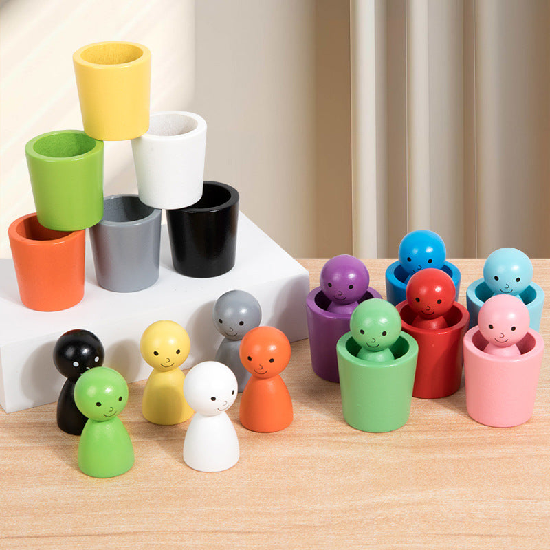 Children's Color Sorting Cup Stacking Puzzle Toy