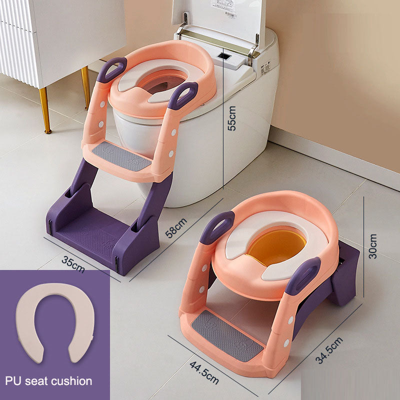 Kids Toilet Training Seat with Ladder | 1–10Y