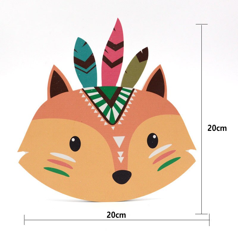 Wooden Animal Wall Decor for Baby Room