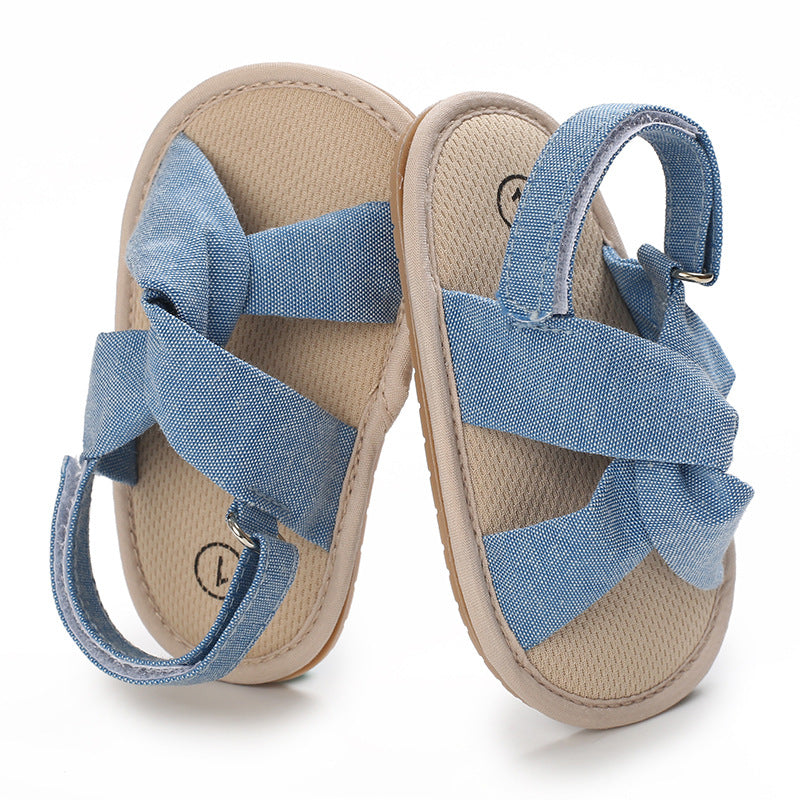 Baby Girl Summer Sandals – Soft Breathable Non-Slip Shoes