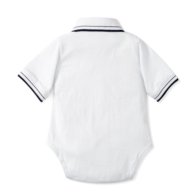 Baby Boy Summer Romper Suit – Gentleman Style