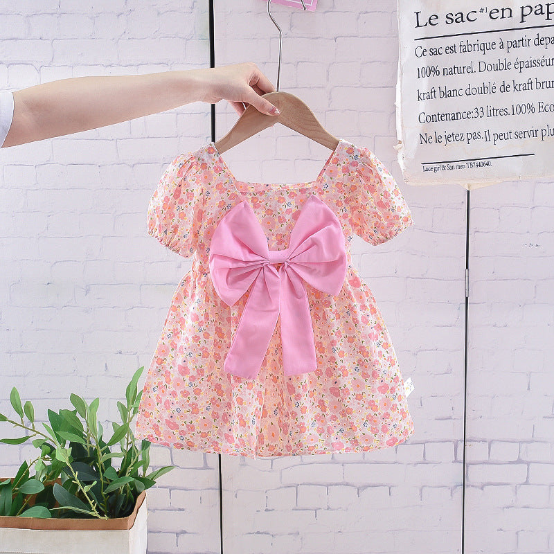 Summer Cotton Princess Dress for Girls (1-3Y)