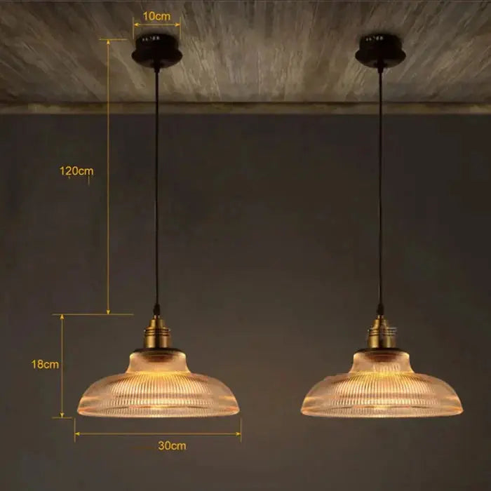 Hanging Glass Pendant Light