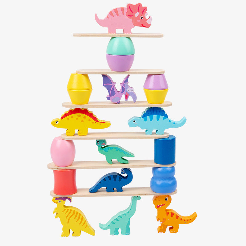 Dinosaur Balance Stacking Game
