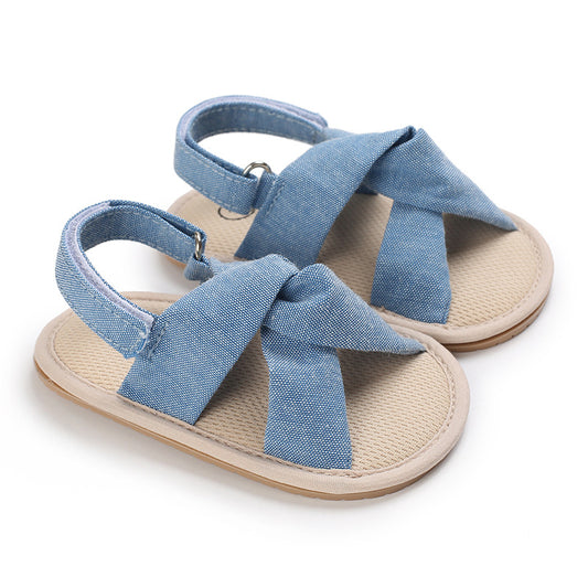 Baby Girl Summer Sandals – Soft Breathable Non-Slip Shoes