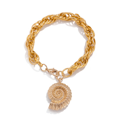 Beach Style Conch Shell Tassel Bracelet