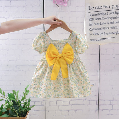 Summer Cotton Princess Dress for Girls (1-3Y)