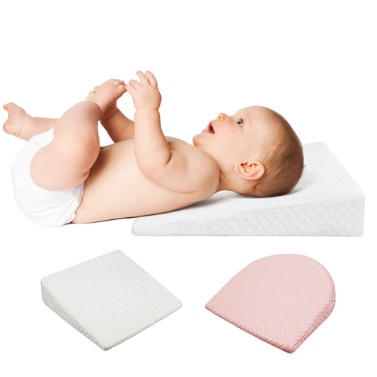 Anti-Reflux Baby Pillow – Memory Foam, Washable & Adjustable Slope