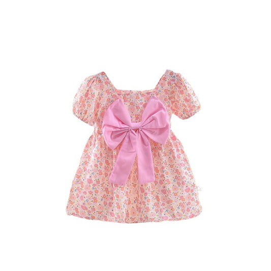 Summer Cotton Princess Dress for Girls (1-3Y)