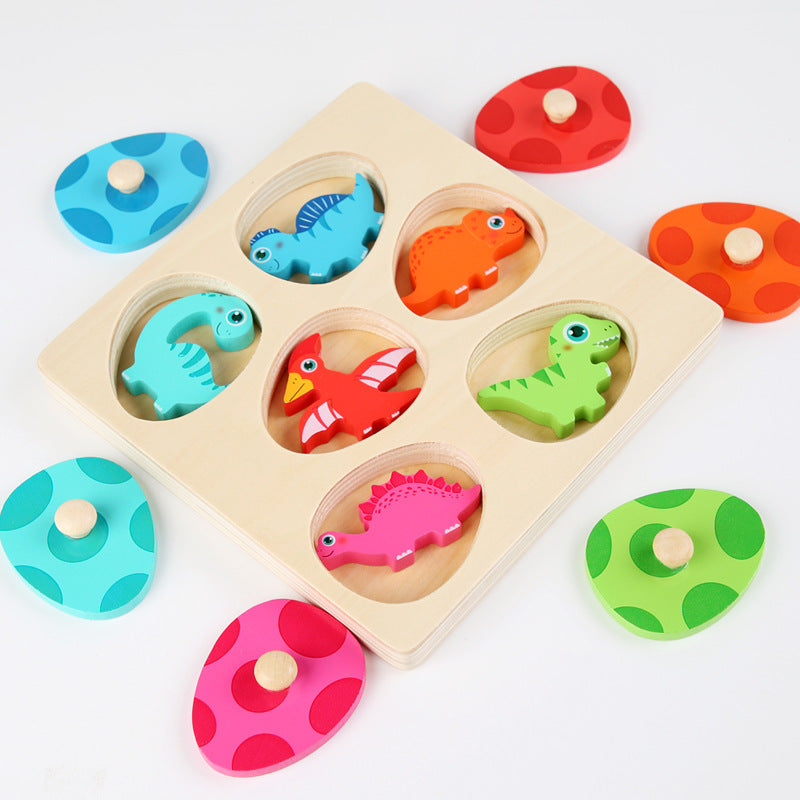3D Wooden Dinosaur Egg Puzzle