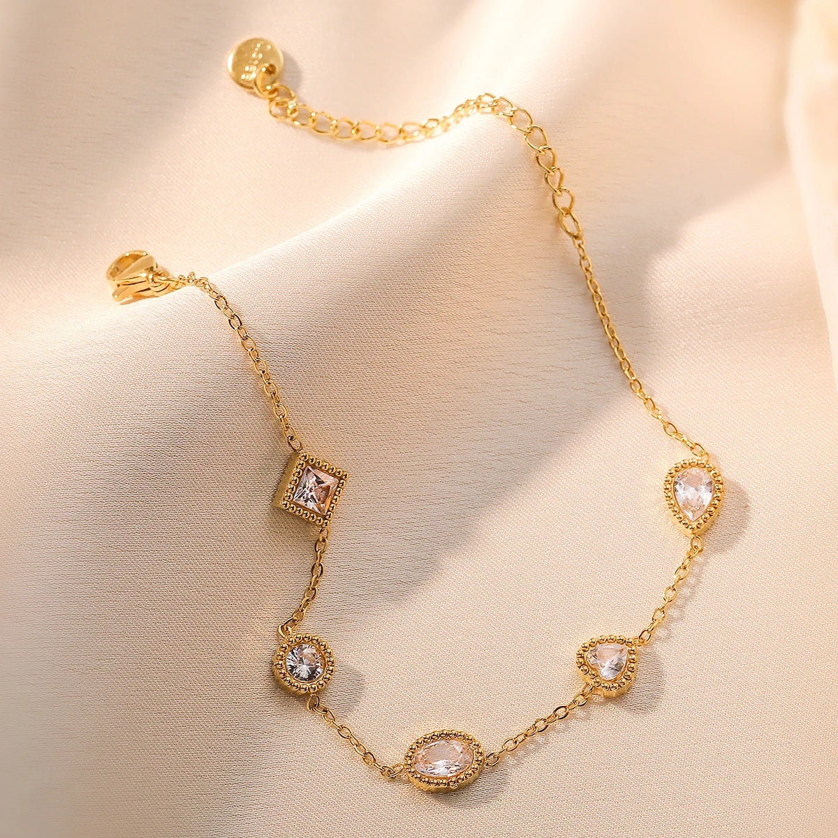 Elegant Titanium Steel Geometric Bracelet for Women