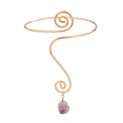 Snake Style Open Arm Bracelet for Women