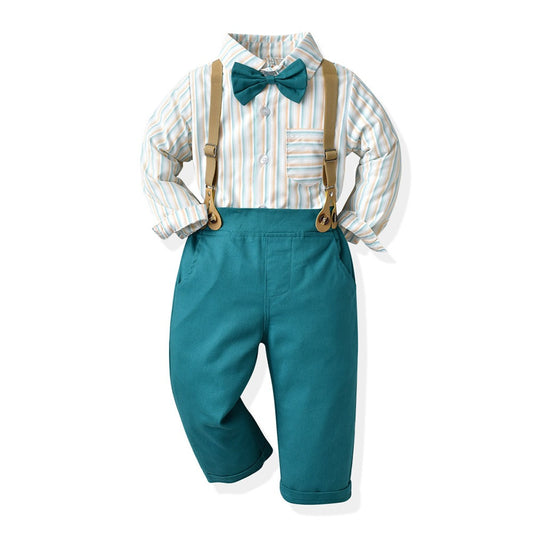 Baby Boy Autumn Suit – Korean Style Outfit