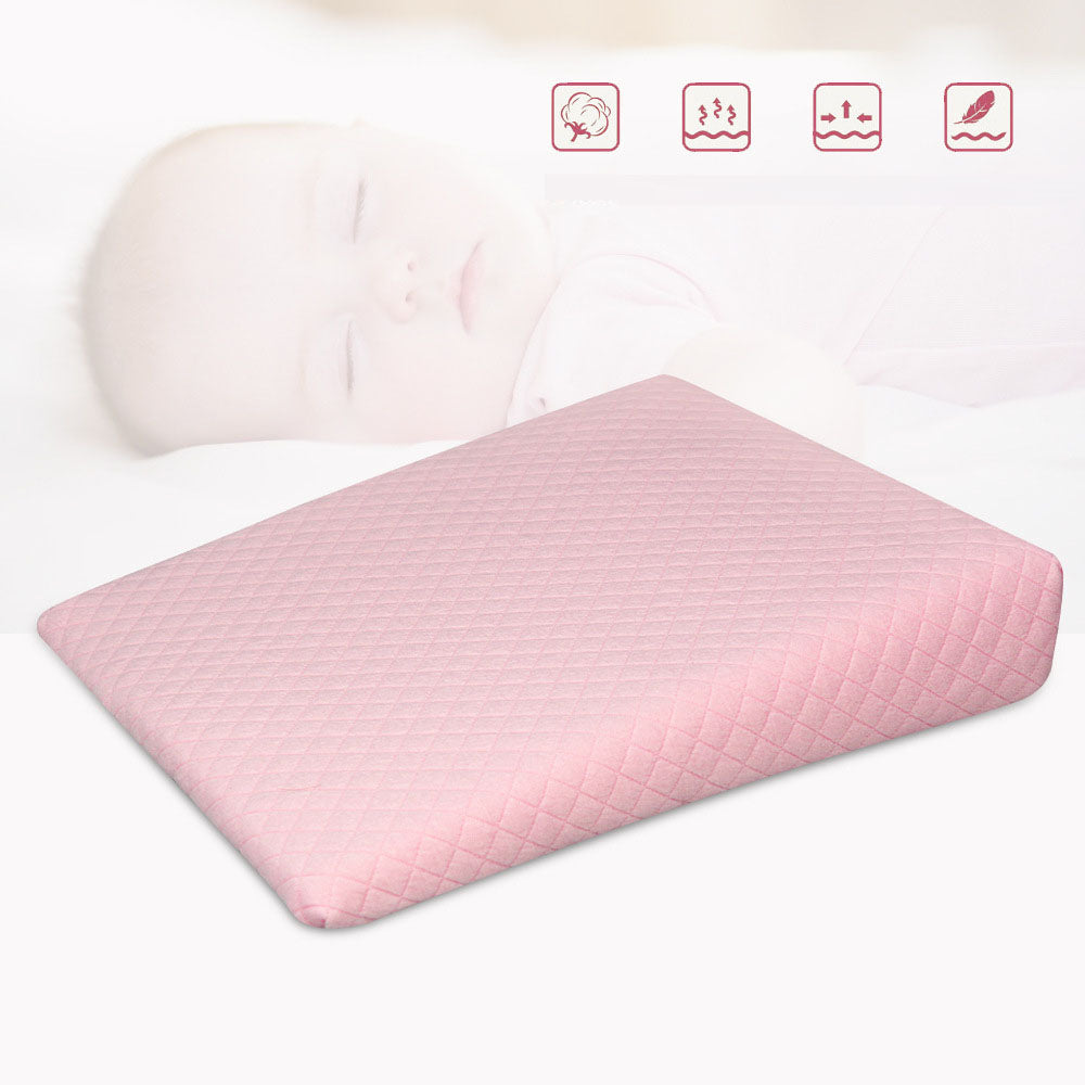 Anti-Reflux Baby Pillow – Memory Foam, Washable & Adjustable Slope