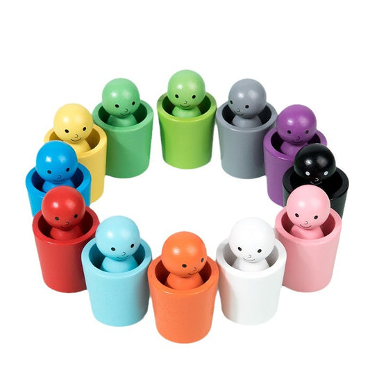 Children's Color Sorting Cup Stacking Puzzle Toy