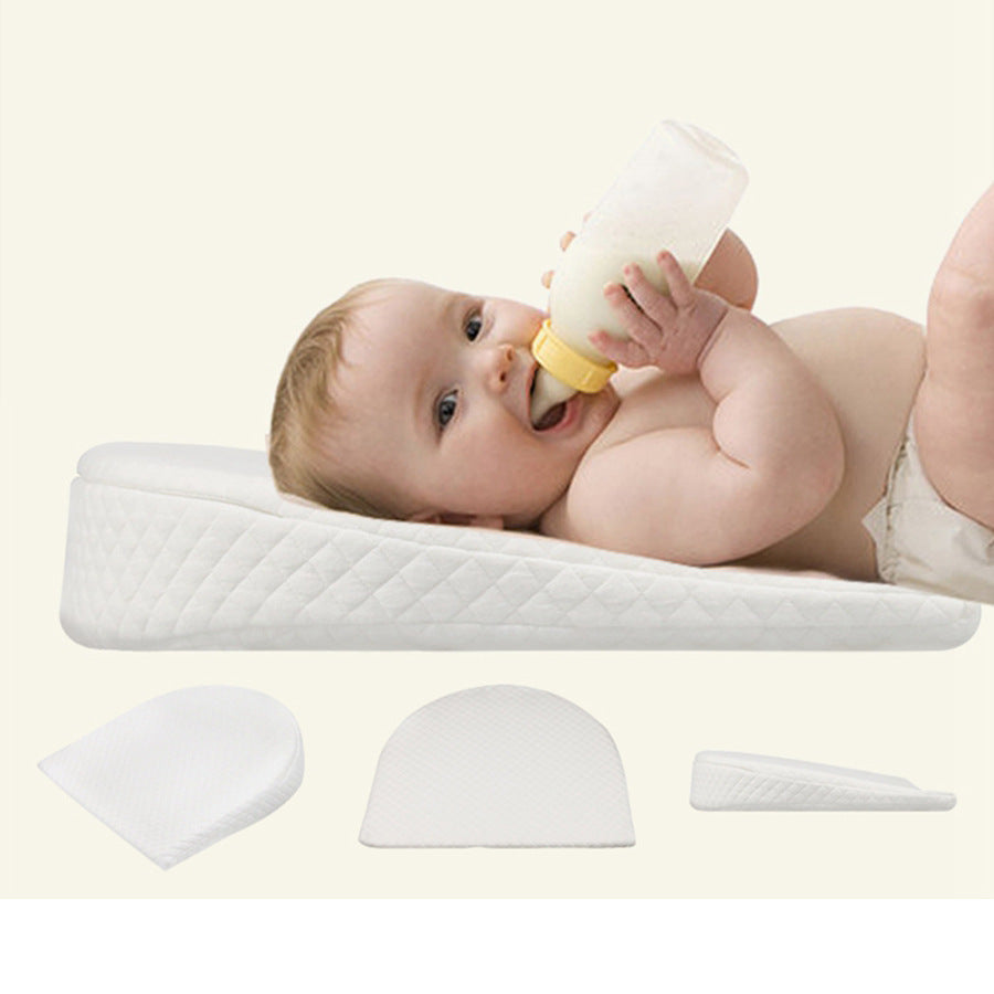 Anti-Reflux Baby Pillow – Memory Foam, Washable & Adjustable Slope