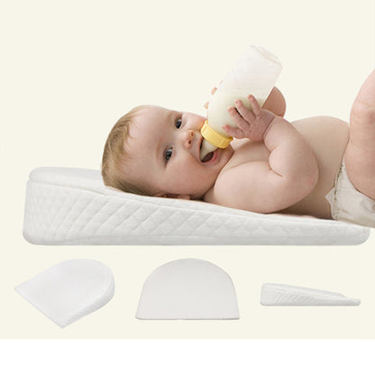 Anti-Reflux Baby Pillow – Memory Foam, Washable & Adjustable Slope