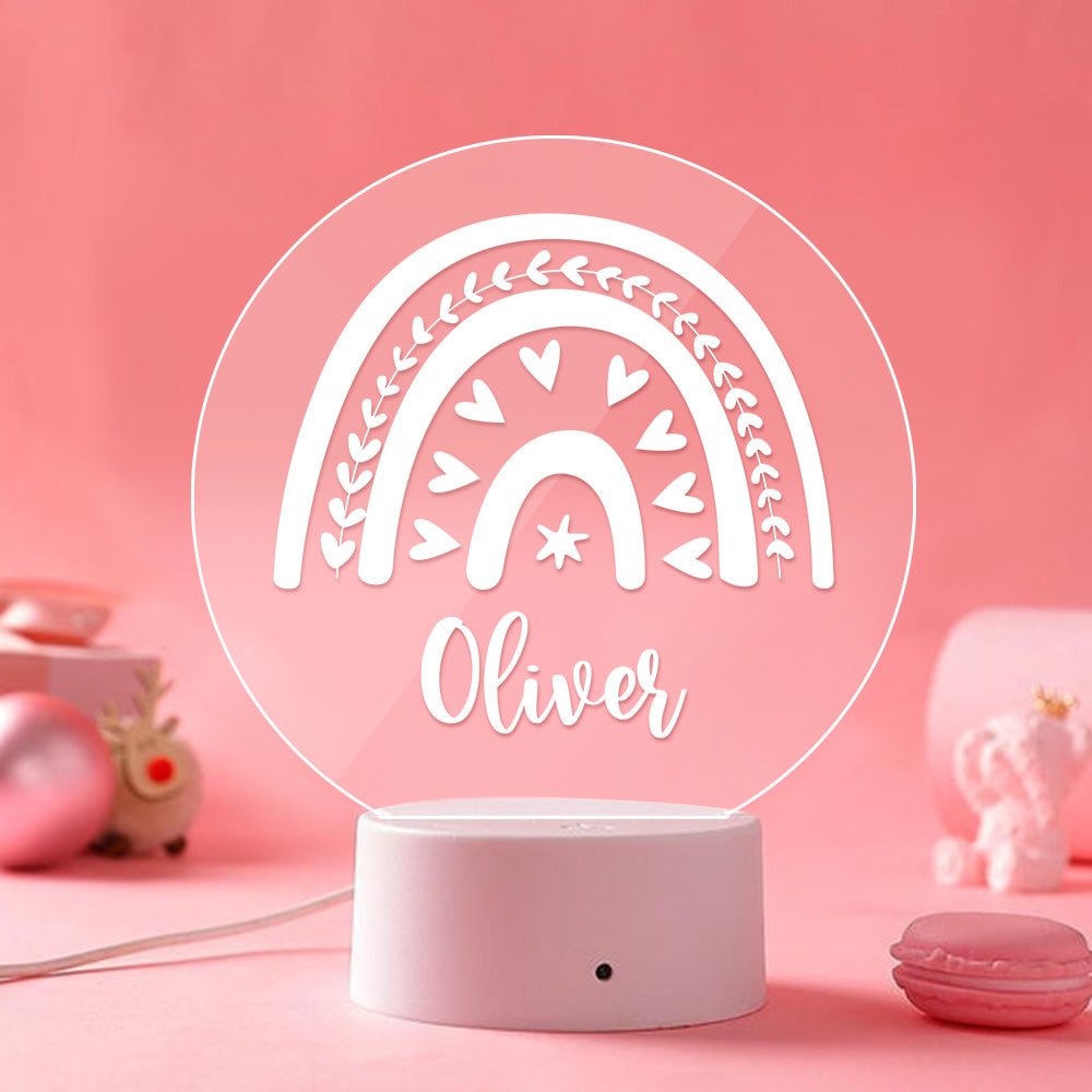 Personalized Rainbow Name Night Light