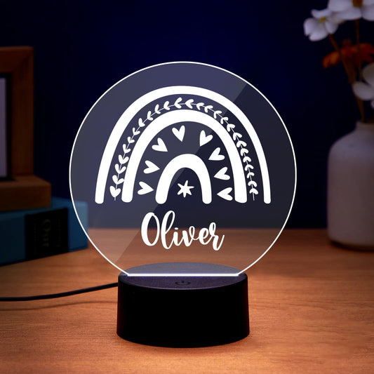 Personalized Rainbow Name Night Light