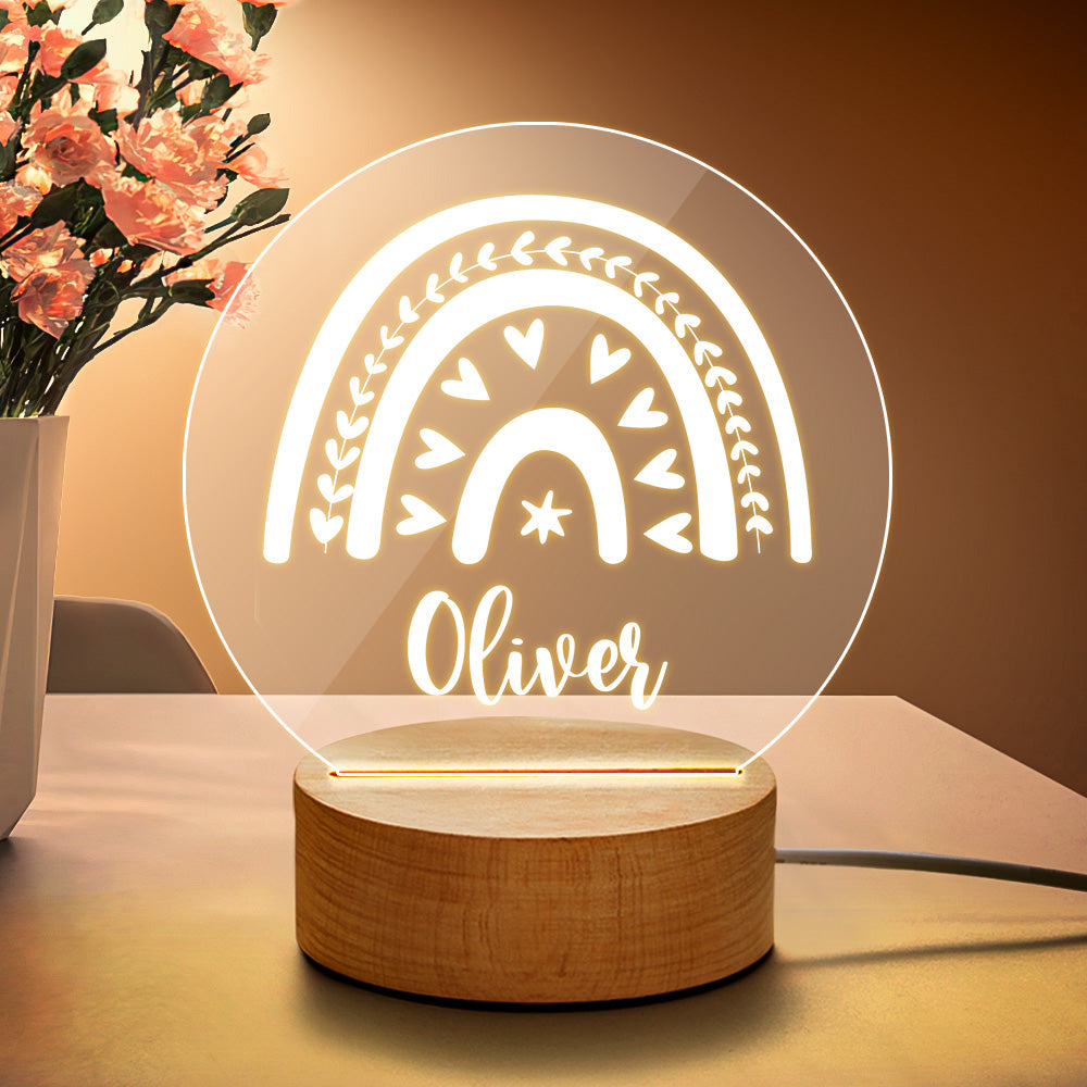 Personalized Rainbow Name Night Light
