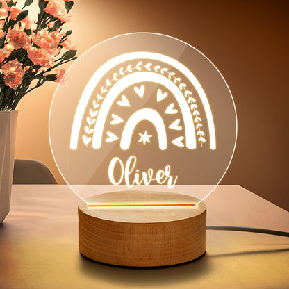 Personalized Rainbow Name Night Light